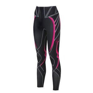 CW-X Stabilyx Joint Support Compression Run Tights - black & hot pink